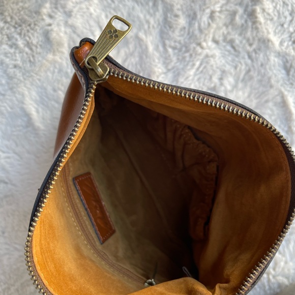Patricia Nash Valerie fold over wristlet leather bag